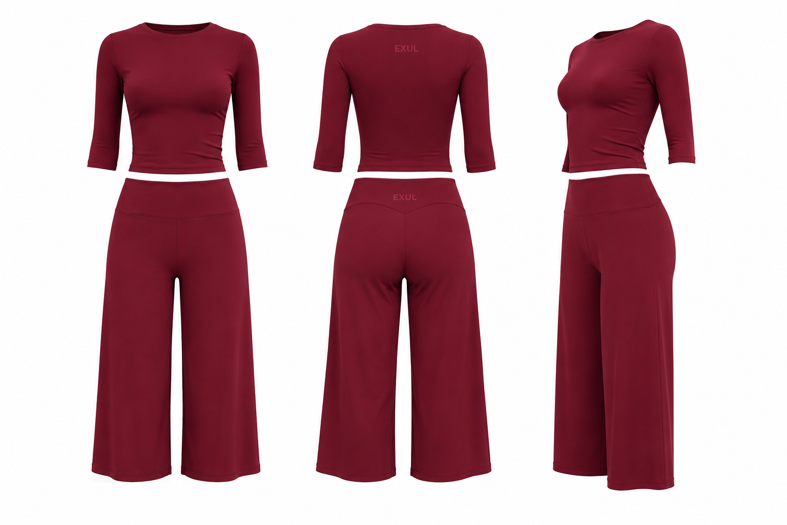 EXUL | Luxe Flow Wide-Leg Set