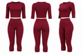 EXUL | Signature Sculpt Capri Set