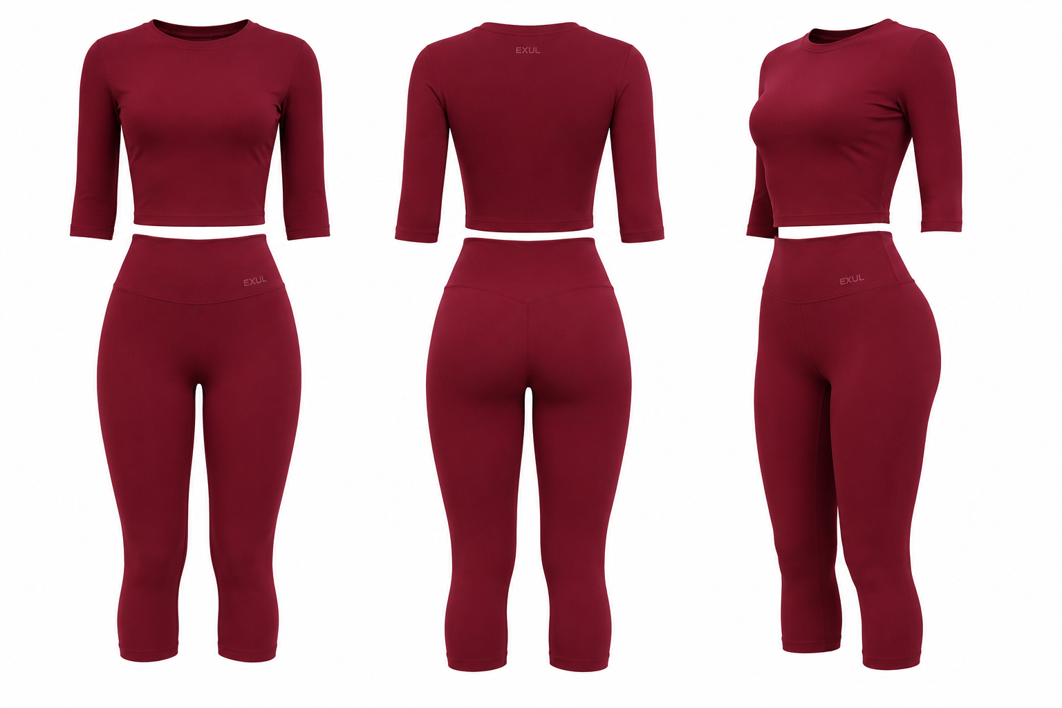 EXUL | Signature Sculpt Capri Set