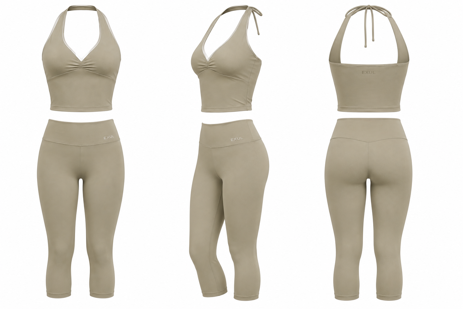 EXUL | Sculpt & Tie Capri Set